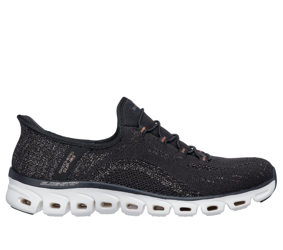 Skechers Slip-ins: Glide-Step - Copper Bloom, BLACK / ROSE GOLD, fullimage number 0