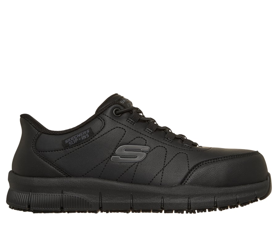 Skechers Slip-ins Work Slip-Resistant: Nampa - Enelo, BLACK, fullimage number 0