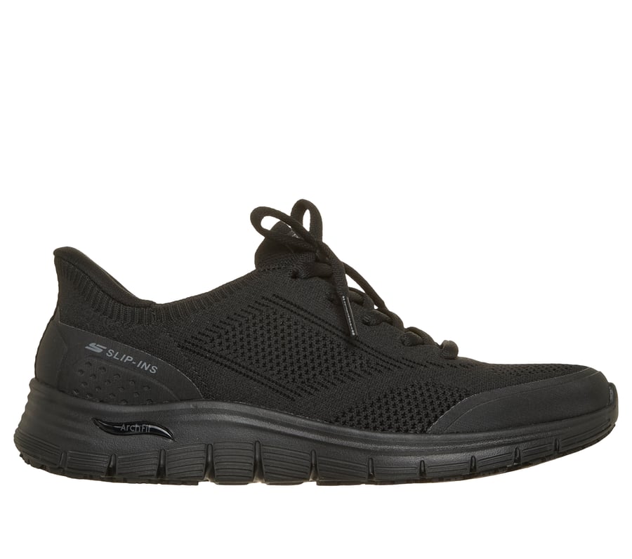 Skechers Slip-ins Work Slip-Resistant: Arch Vista, BLACK, fullimage number 0
