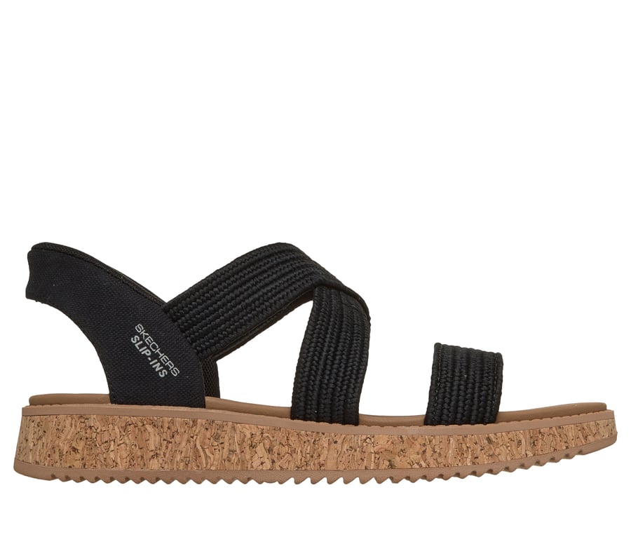 Skechers Slip-ins: BOBS Sun Vibe - Island Stroll, BLACK, fullimage number 0
