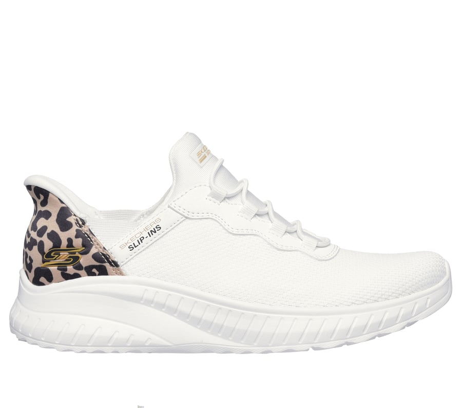Skechers Slip-ins: BOBS Sport Squad Chaos - Seize The Hour, WHITE, fullimage number 0