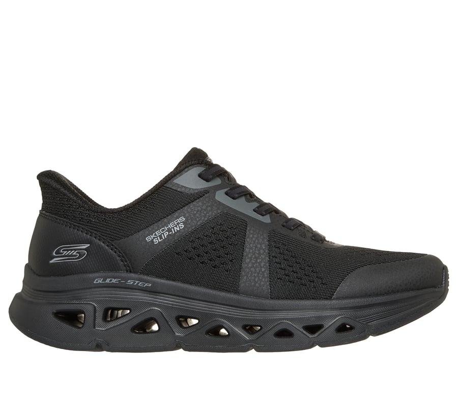 Skechers Slip-ins: BOBS Sport Arc Waves Remix - Get Grounded, NOIR, fullimage number 0