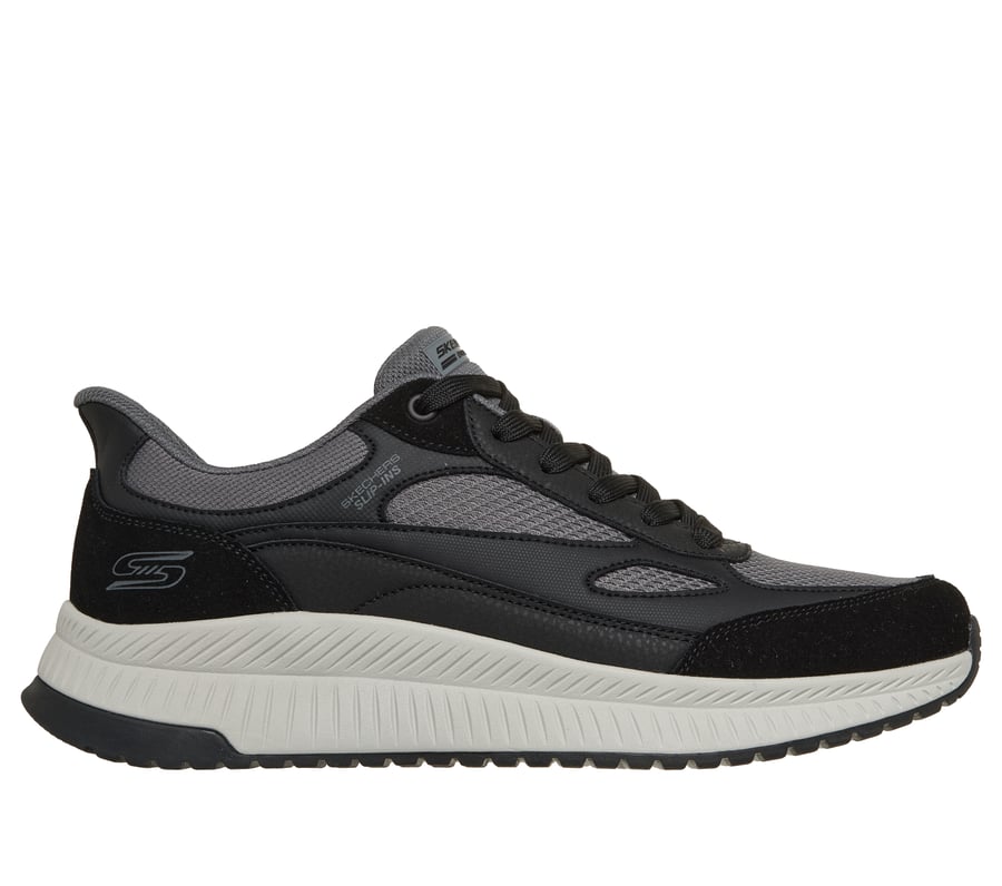 Skechers Slip-ins: BOBS Sport Squad 4 - Core Look, BLACK / GRAY, fullimage number 0