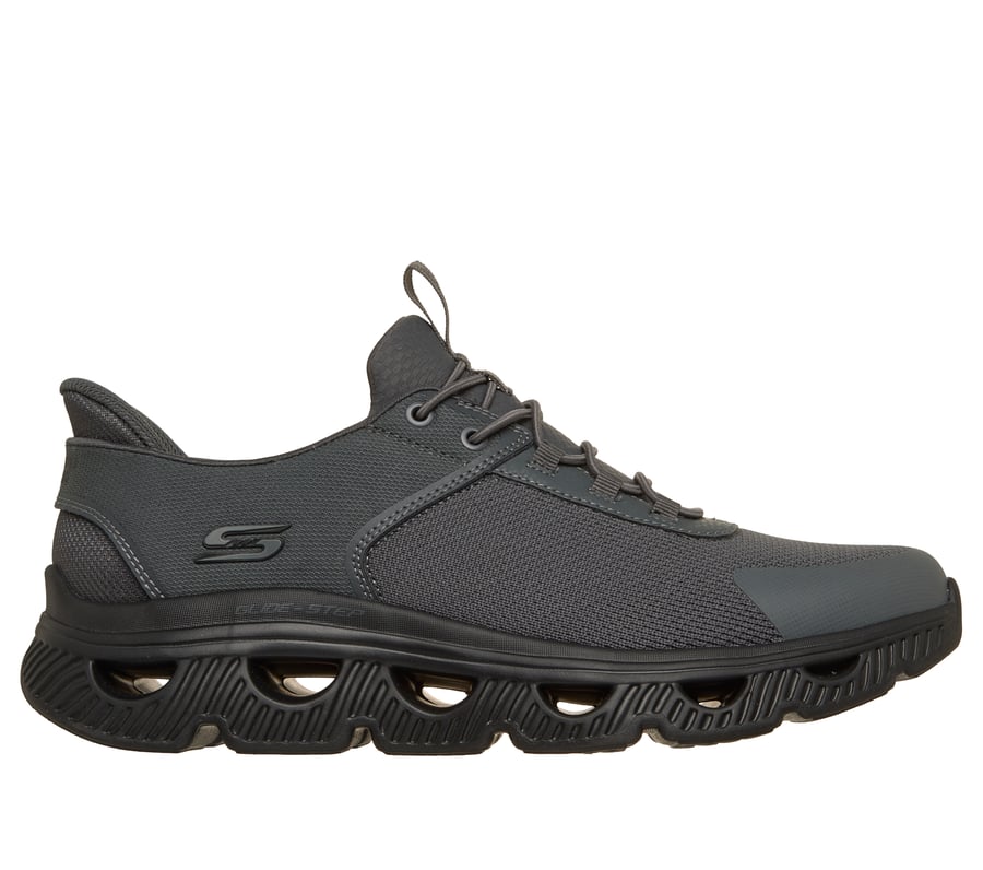 Skechers Slip-ins: BOBS Sport Arc Waves - Slick Turn, CHARCOAL/BLACK, fullimage number 0