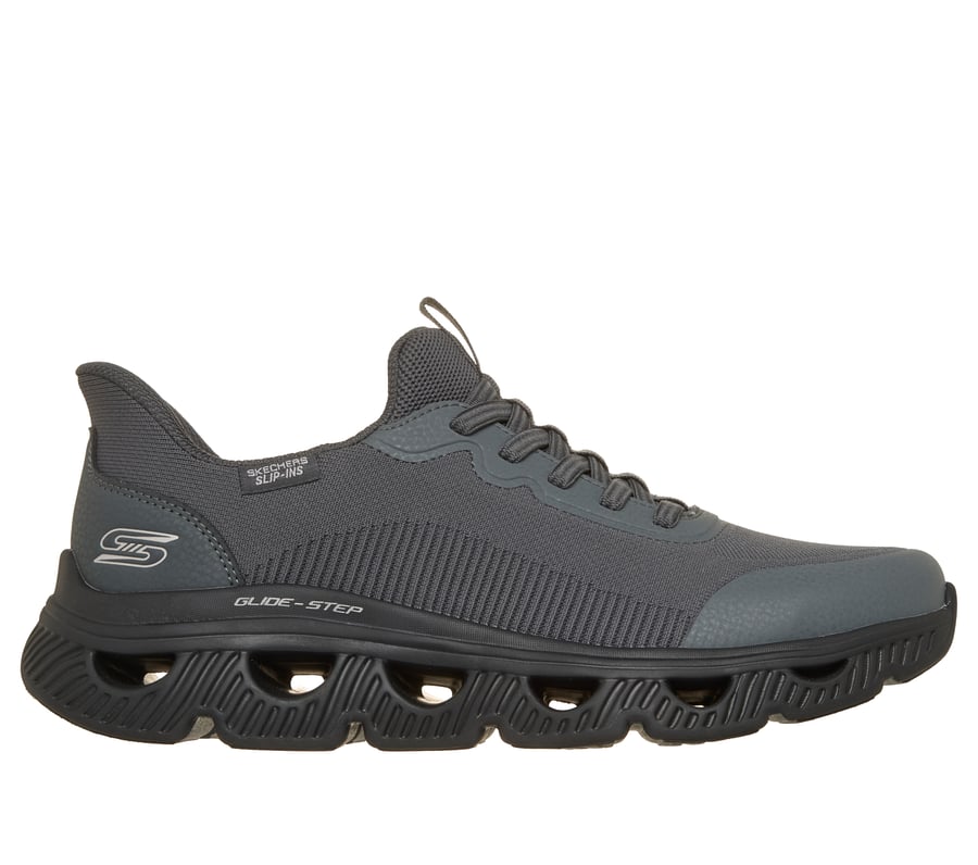 Skechers Slip-ins: BOBS Sport Arc Waves - Upper Motion, GRIS ANTHRACITE / NOIR, fullimage number 0