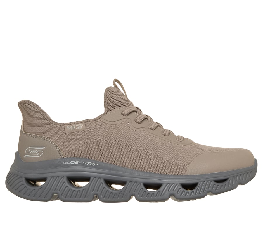 Skechers Slip-ins: BOBS Sport Arc Waves - Upper Motion, TAUPE FONCÉ, fullimage number 0