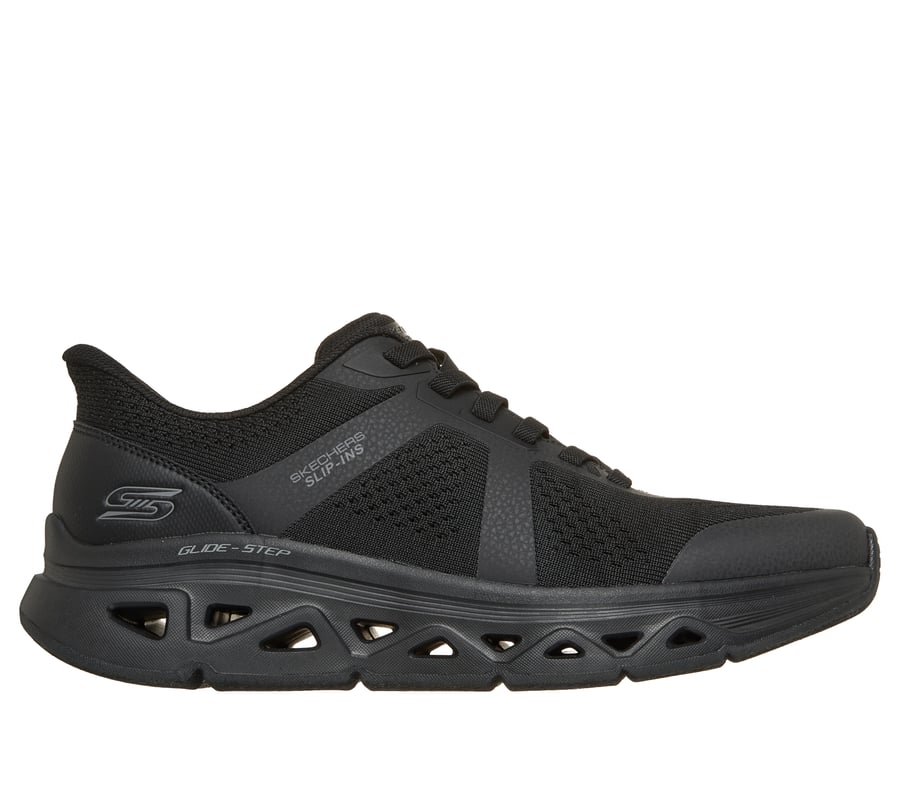 Skechers Slip-ins: BOBS Sport Arc Waves Remix - Feel Grounded, BLACK, fullimage number 0