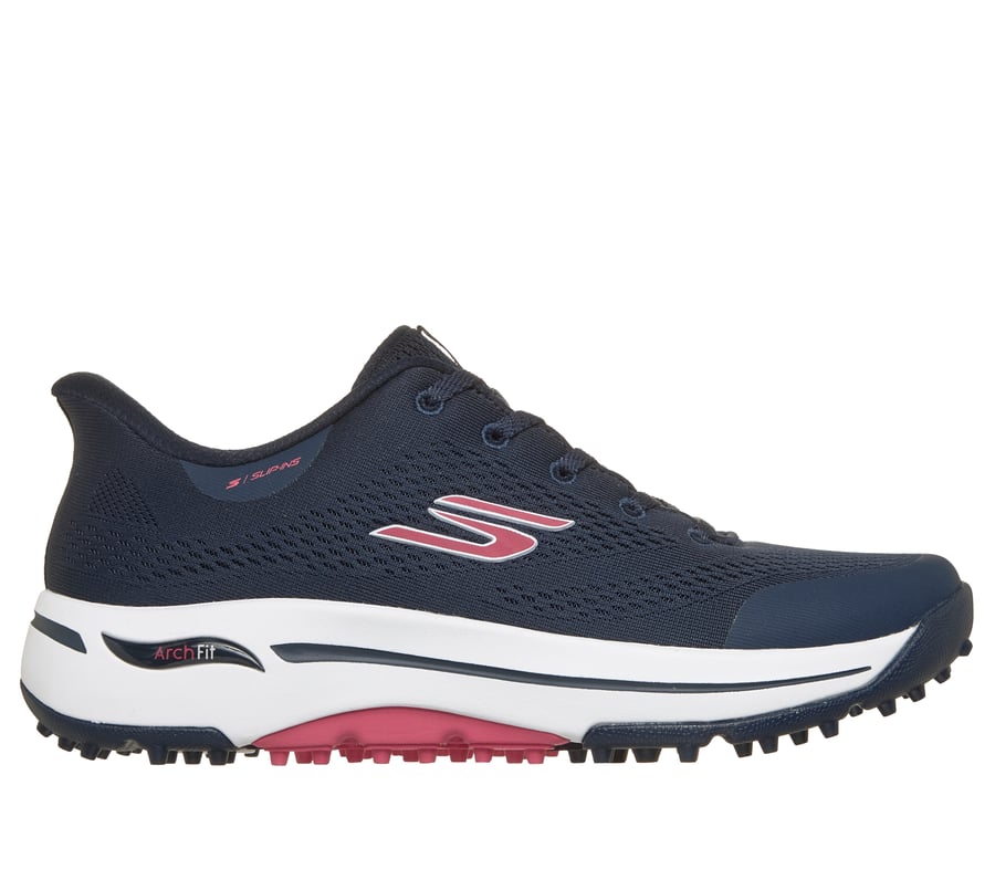Skechers Slip-ins: GO GOLF Arch Fit - Line Up 2.0, NAVY / PINK, fullimage number 0