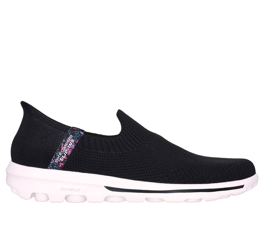 Skechers Slip-ins: GO WALK Travel - Tahiti Sunset, BLACK, fullimage number 0