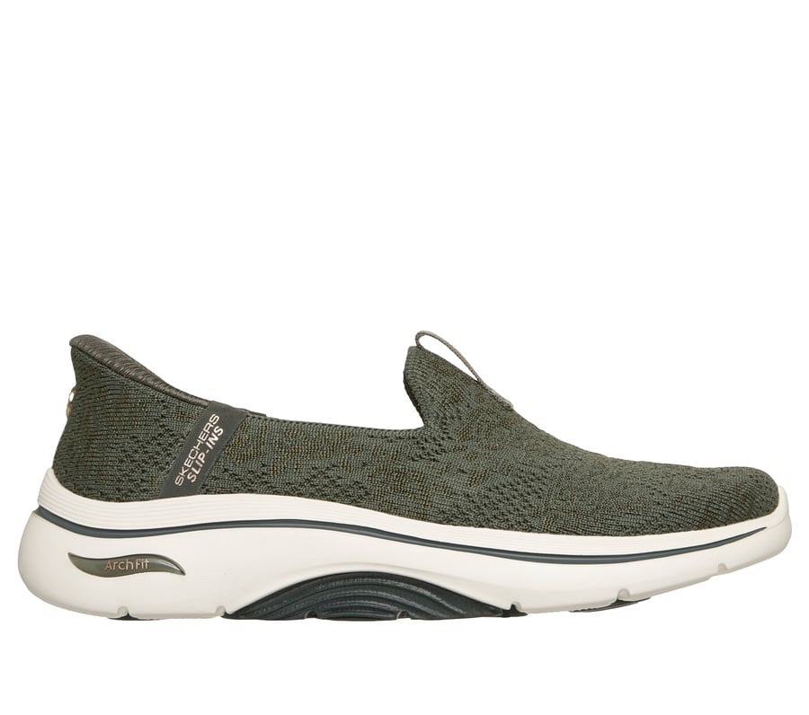 Skechers Slip-ins Martha Stewart: GO WALK Arch Fit 2.0 - Botanical Bliss, OLIVE, fullimage number 0