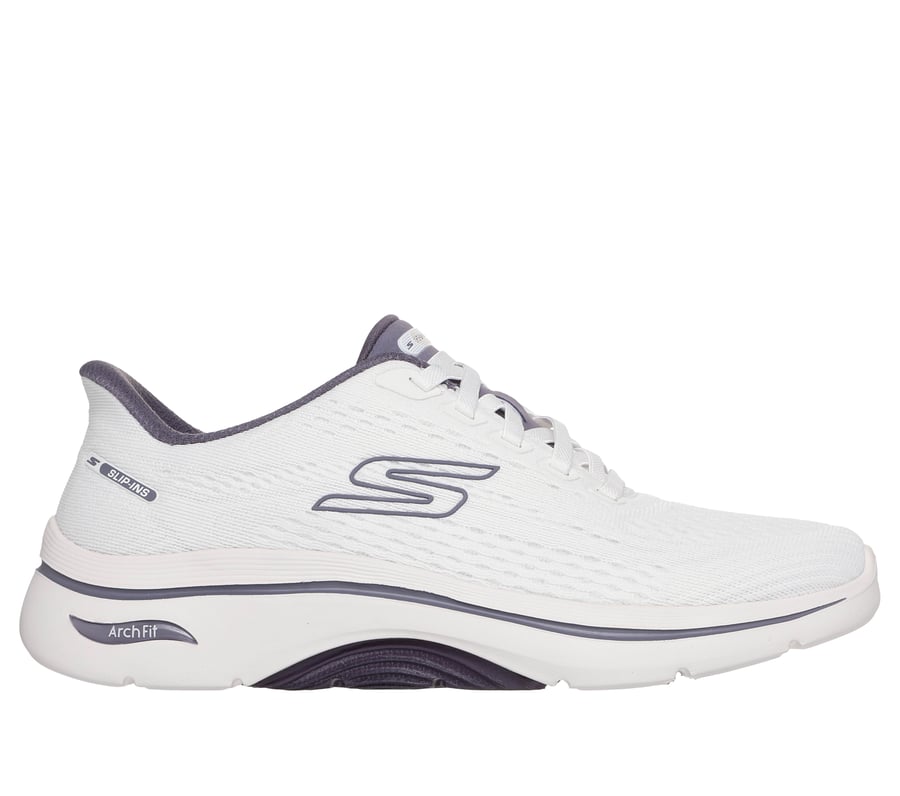 スケッチャーズ スリップインズ：ゴーウォーク アーチフィット 2.0 - キャシー, ホワイト/パープル, fullimage number 0