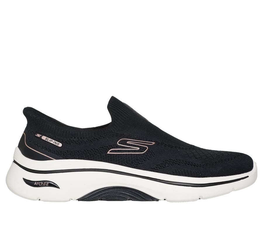 Skechers Slip-Ins: GO WALK Arch Fit 2.0 - Tatum, NOIR / OR ROSE, fullimage number 0