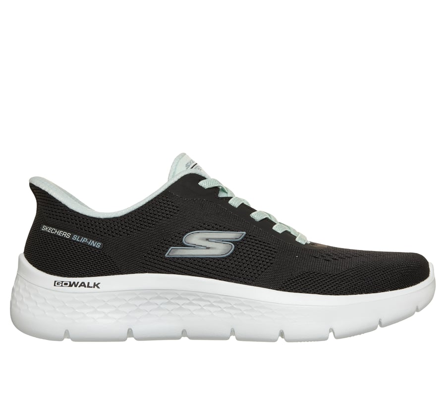 Skechers Slip-ins: GO WALK Flex - Azriel, BLACK / LIGHT BLUE, fullimage number 0