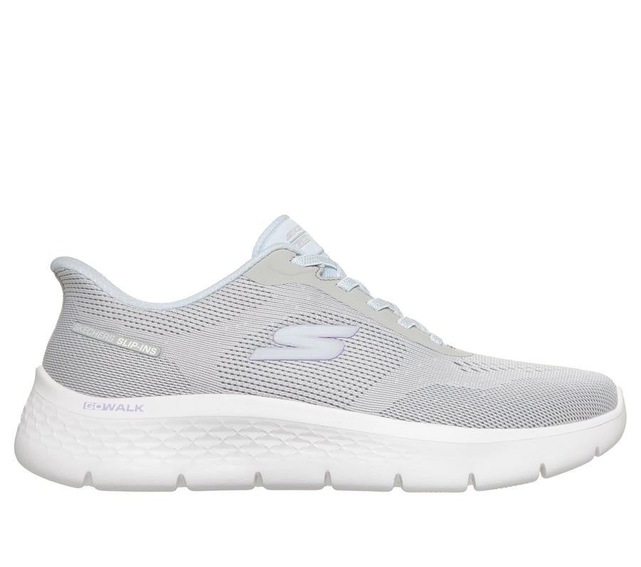 Skechers Slip-ins: GO WALK Flex - Azriel, GRAY / LIGHT BLUE, fullimage number 0