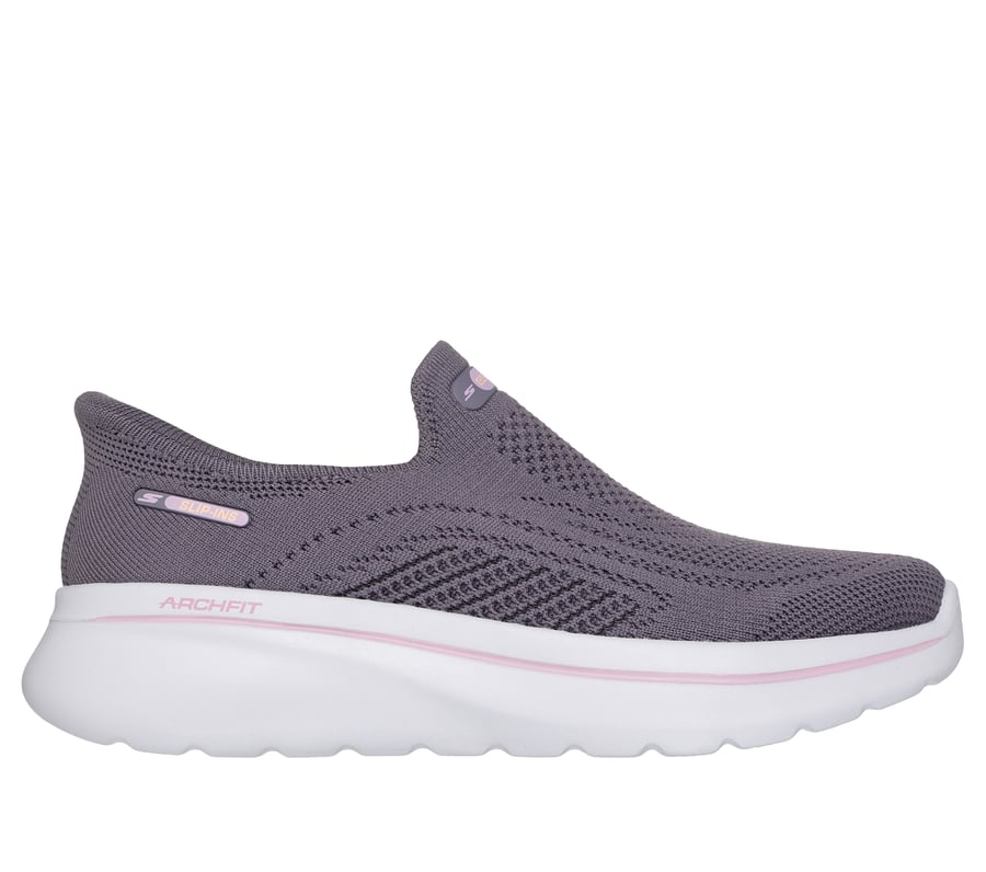 Skechers Slip-ins Relaxed Fit: GO WALK Arch Fit N-Joy - Arianne, DARK MAUVE, fullimage number 0