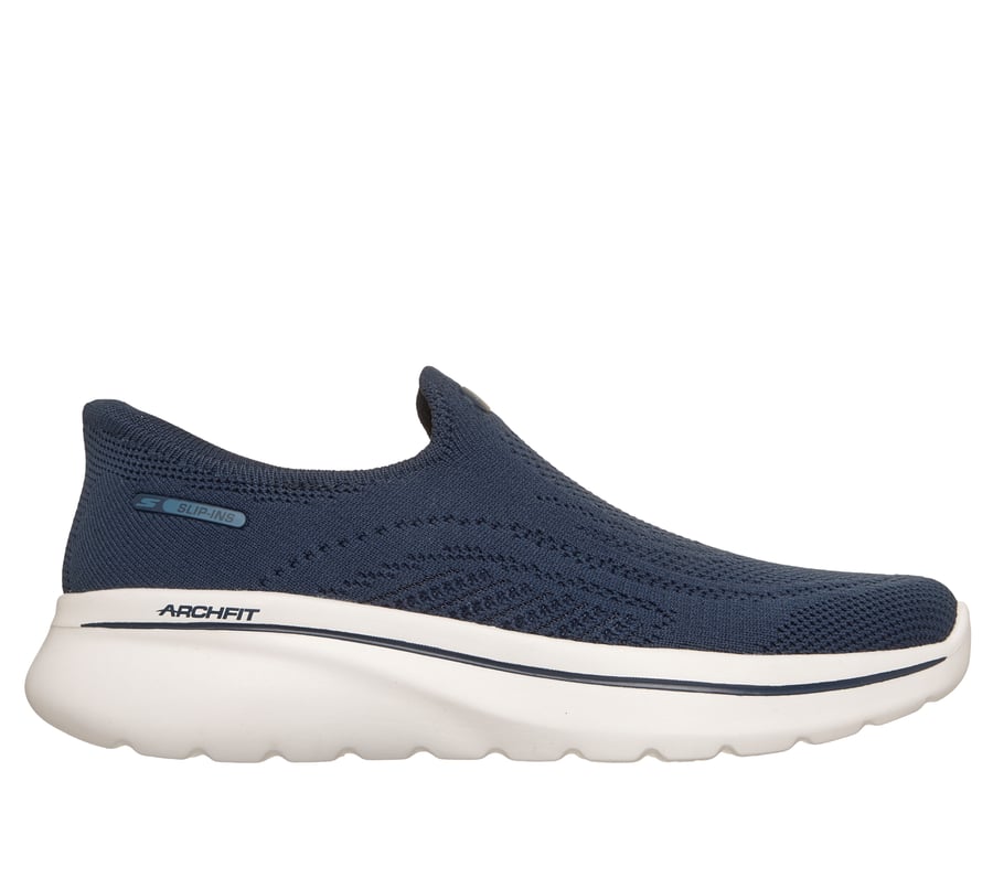 Skechers Slip-ins Relaxed Fit: GO WALK Arch Fit N-Joy - Arianne, NAVY / WHITE, fullimage number 0