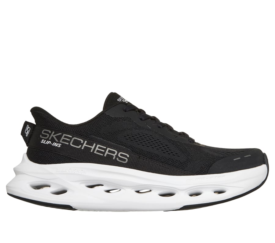 Skechers Slip-ins: Max Cushioning Glide-Step, BLACK / WHITE, fullimage number 0