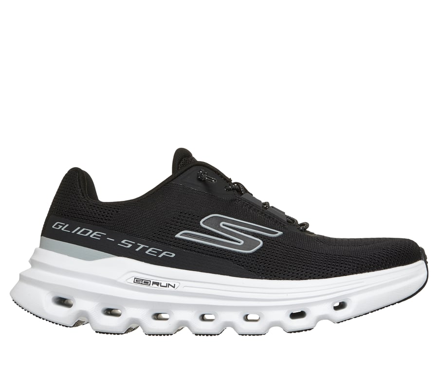 GO RUN Glide-Step Arch Fit - Casion, BLACK / WHITE, fullimage number 0