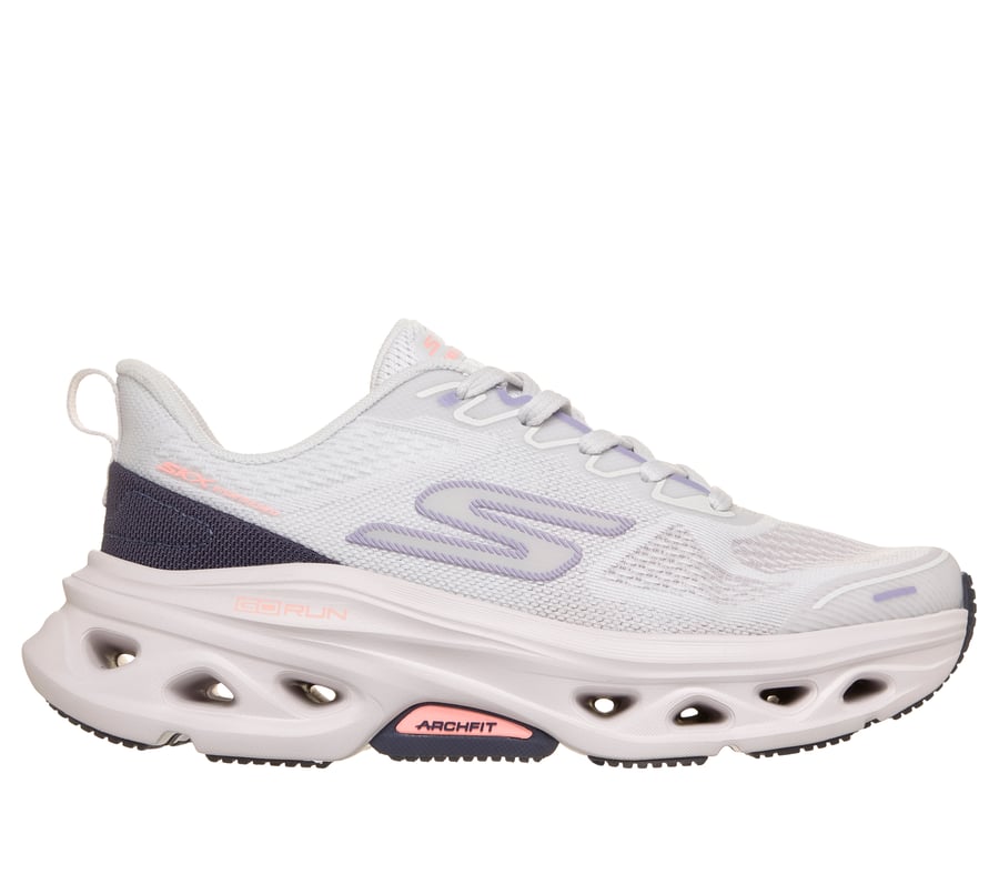 Max Cushioning Glide-Step Arch Fit - Premium Pace, GRAY / LAVENDER, fullimage number 0