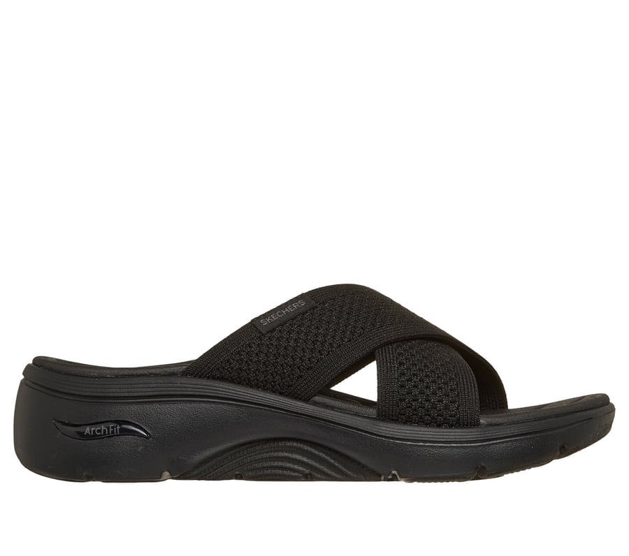 GO WALK Arch Fit 2.0 Sandal - Grace, BLACK, fullimage number 0