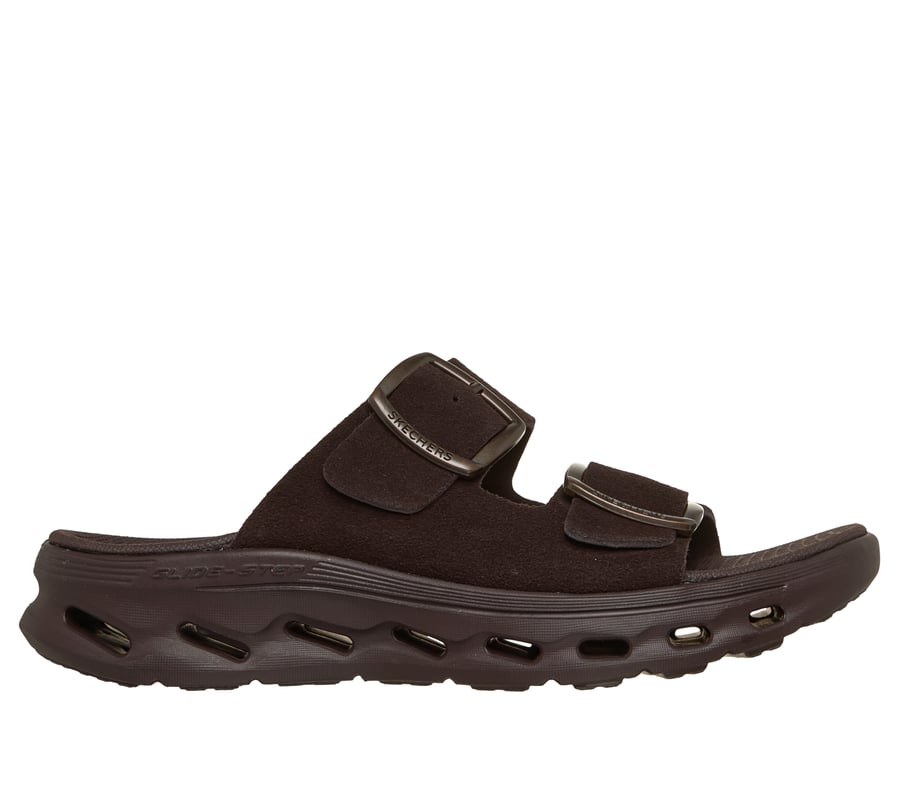 GO WALK Glide-Step 2.0 Sandal - Macy, DARK BROWN, fullimage number 0
