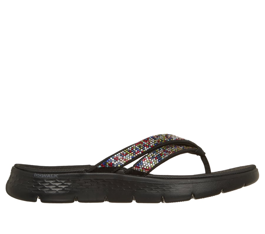 GO WALK Flex Sandal - Lindsey, NOIR / MULTI, fullimage number 0