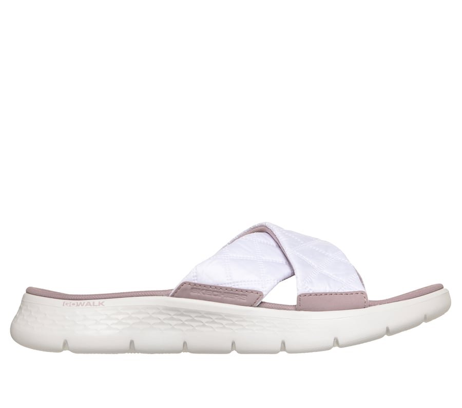 GO WALK Flex Sandal - Cozy Fit Gracie, WHITE / PINK, fullimage number 0