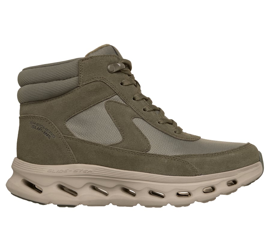 Skechers Slip-ins: GO WALK Glide-Step 2.0 Boot - Drew, OLIVE, fullimage number 0
