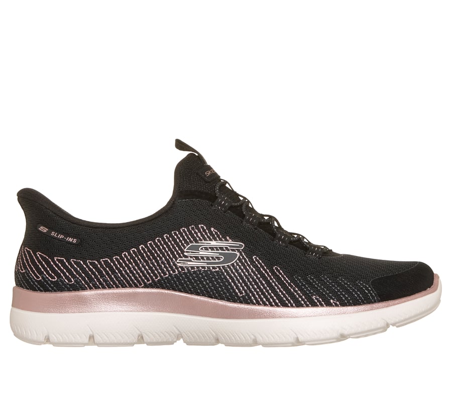 Skechers Slip-ins: Summits - Sweet Stitch, BLACK / ROSE GOLD, fullimage number 0