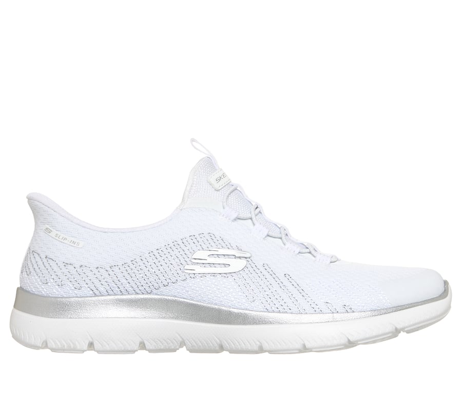 Skechers Slip-ins: Summits - Sweet Stitch, WHITE / SILVER, fullimage number 0