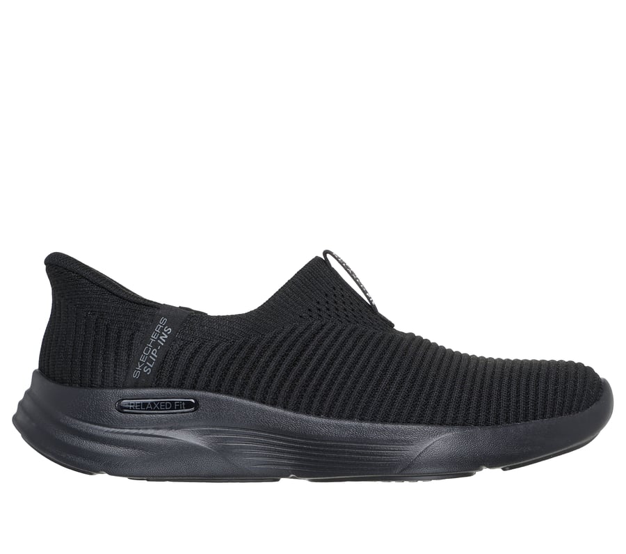 スケッチャーズ スリップインズ：リラックスドフィット スポート - クラシック イーズ, ブラック, fullimage number 0