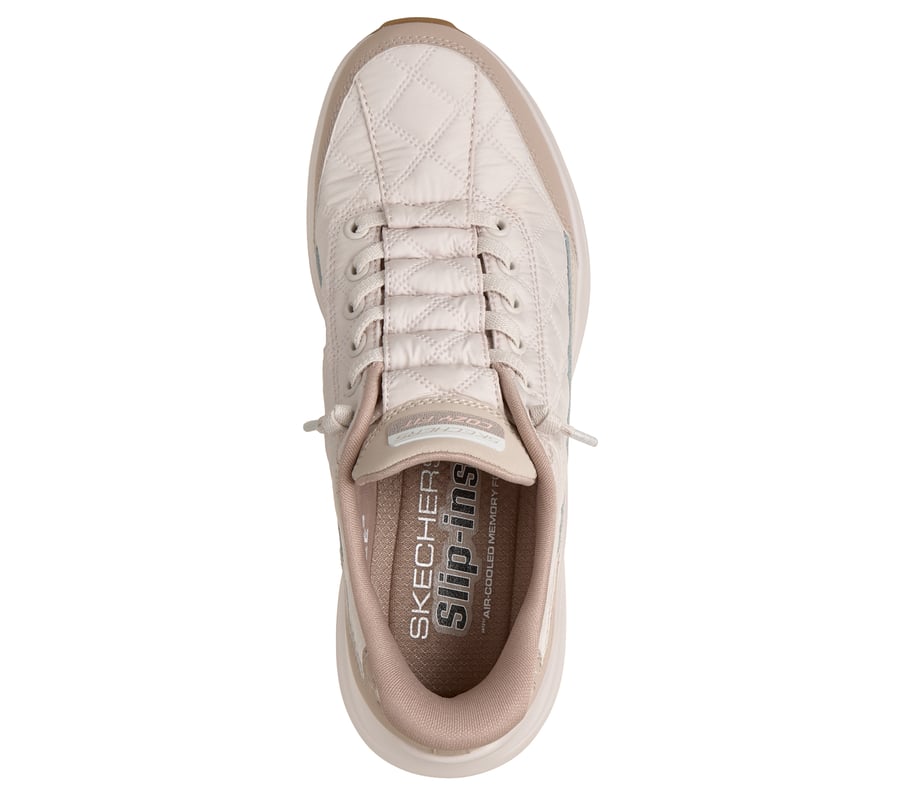skechers dress knit relaxed fit air cooled memory foam Women's Slip-Ins Contour Cozy Natural Taupe / Medium / 8.5, Size 8.5 Slacks