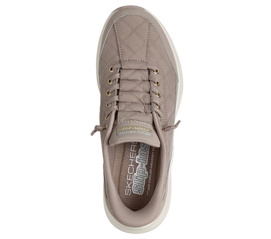 Skechers 210776 Air-cooled Luxe Foam Taupe Flats Shoes  Men Sz 9.5 Amazon.com | Skechers Men main image 4