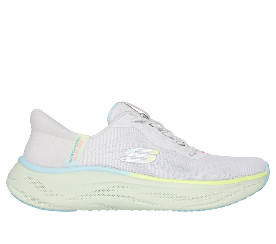 Skechers Slip-ins: Skech Cloud - Perfectly Plush, LIGHT GRAY / MULTI, fullimage number 0