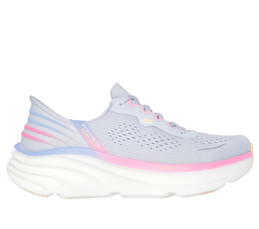 Skechers Slip-ins Relaxed Fit: D'Lux Vapor, LIGHT GRAY / MULTI, fullimage number 0