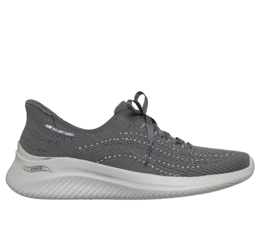 Skechers Slip-ins Martha Stewart: Arch Fit Ultra Flex 3.0 - Metallic Grace, CHARCOAL, fullimage number 0