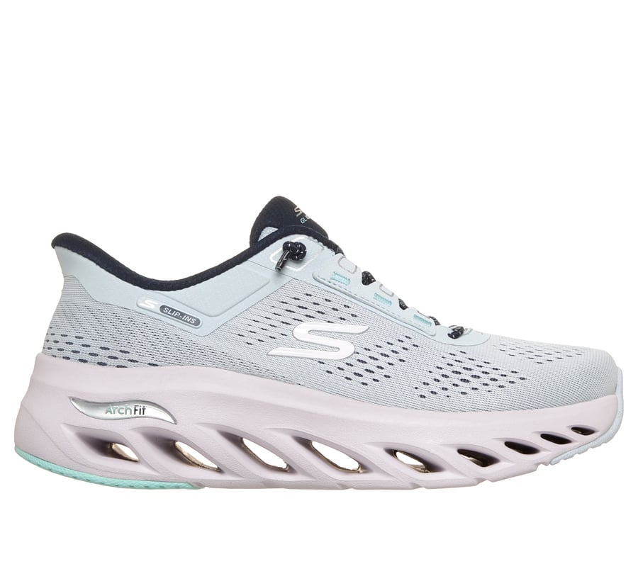 Skechers Slip-ins: Arch Fit Glide-Step - Cool Current, LIGHT BLUE / MULTI, fullimage number 0