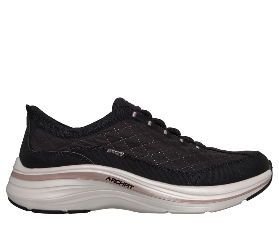 Skechers Slip-ins: Arch Fit Contour Foam, NOIR / OR ROSE, fullimage number 0