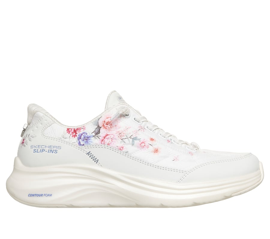 Skechers Slip-ins: Contour Foam - Cozy Fit Gentle Bloom, WHITE, fullimage number 0