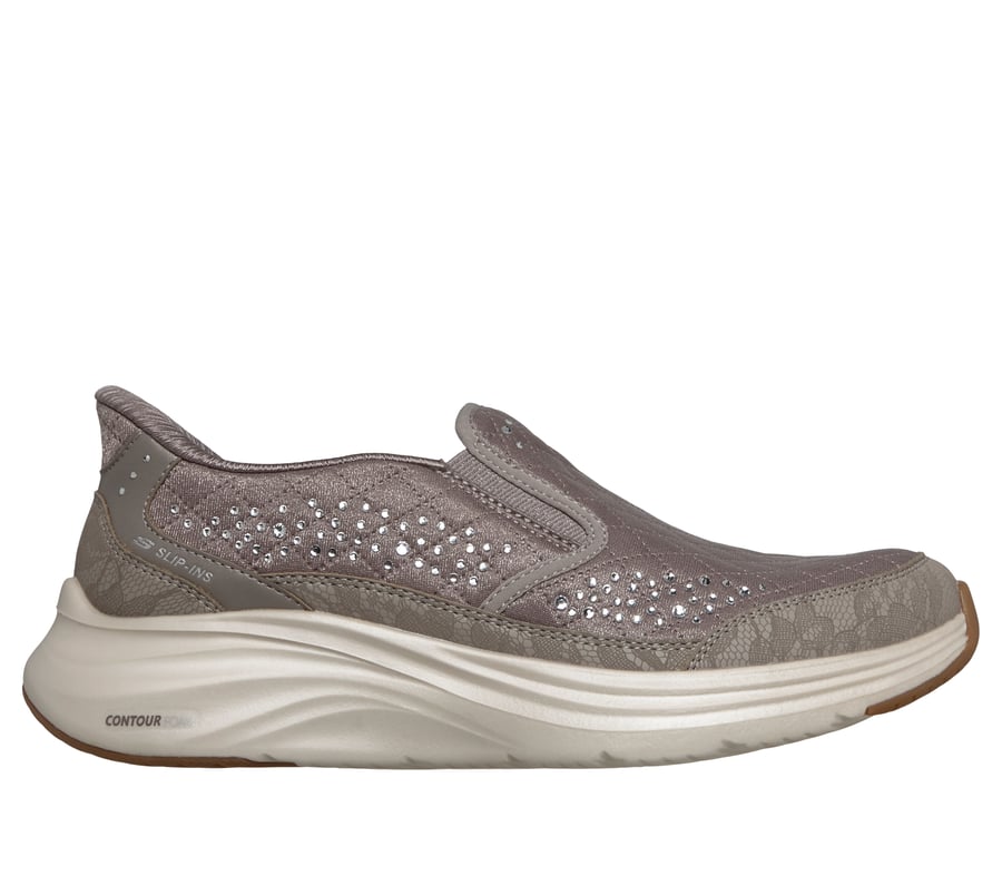 Skechers Slip-ins: Contour Foam - Cozy Fit Glowing Gem, TAUPE, fullimage number 0