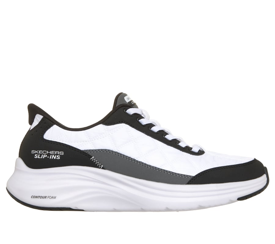 Skechers Slip-ins: Contour Foam - Cozy Fit Soft Legacy, WHITE / BLACK, fullimage number 0