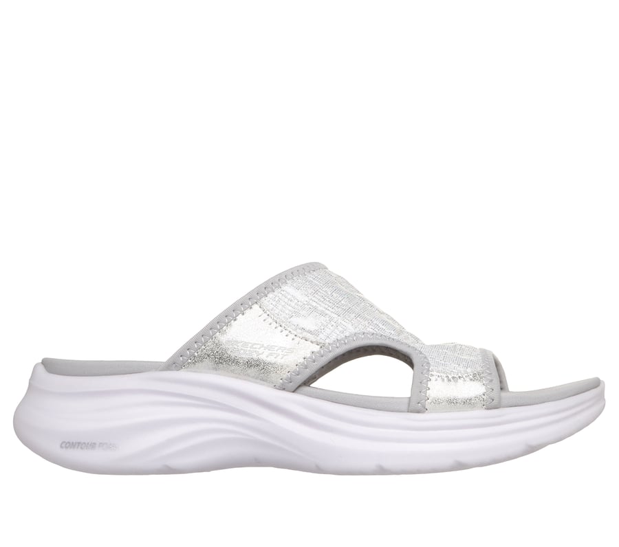 Contour Foam Sandal - Cozy Fit Costal Air, BLANC/ARGENT, fullimage number 0