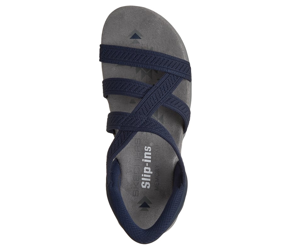Skechers Swift Fit Hands Free Slip-ins Mens 8 Navy Gray Sport Sandals 255201S Skechers Men main image 4