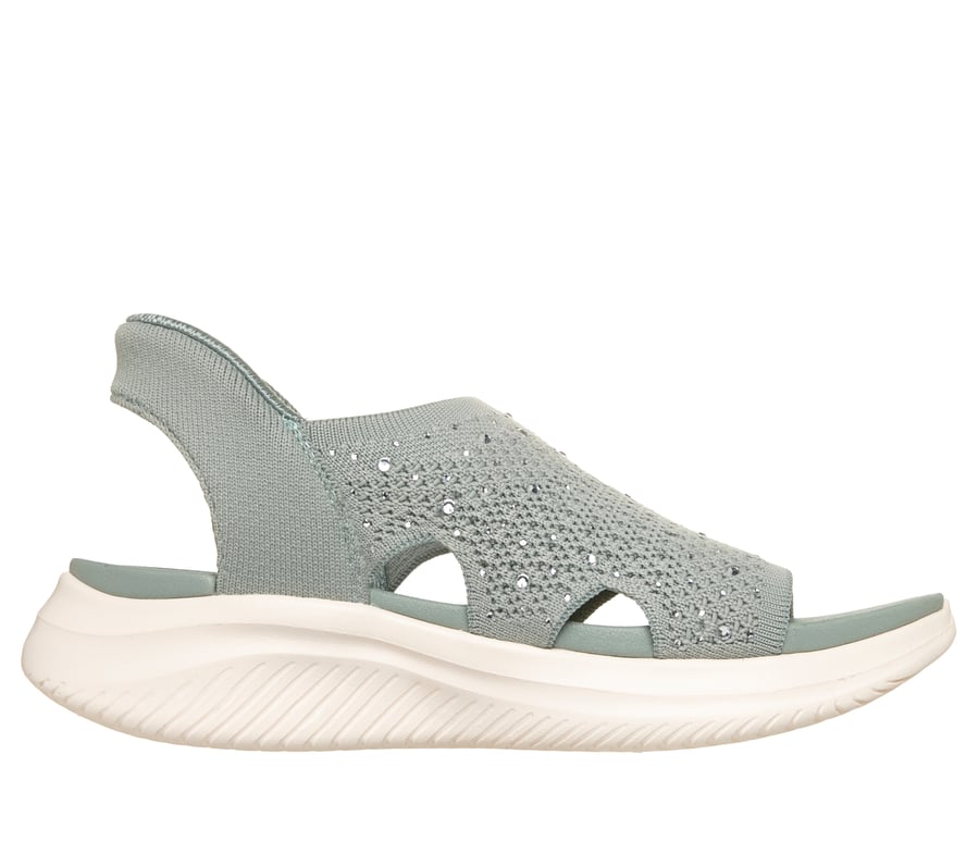 スケッチャーズ スリップインズ：ウルトラ フレックス 3.0 サンダル - グローイング アイコン, セージ, fullimage number 0