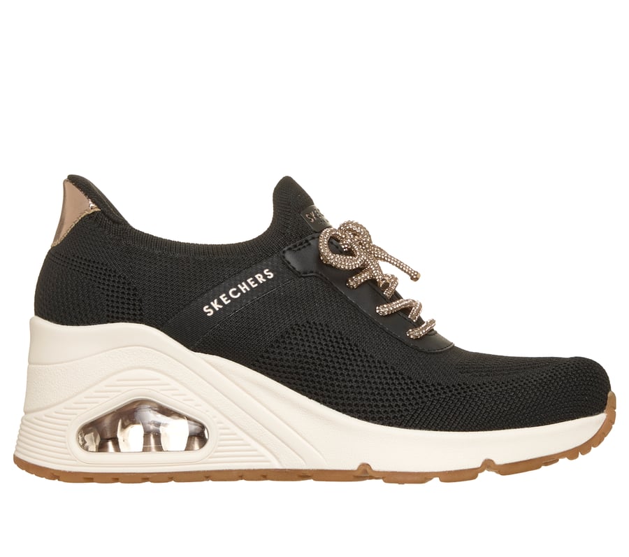 Skechers Slip-ins: Uno Wedge - Knitted Up, NERO, fullimage number 0