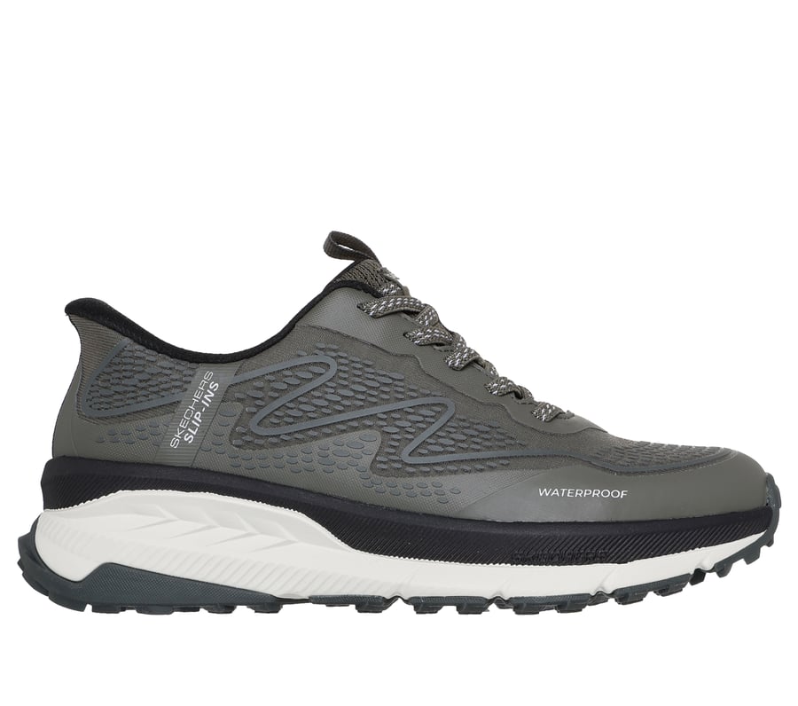 Skechers Slip-ins Waterproof: Switch Back - Mist, OLIVE / BLACK, fullimage number 0