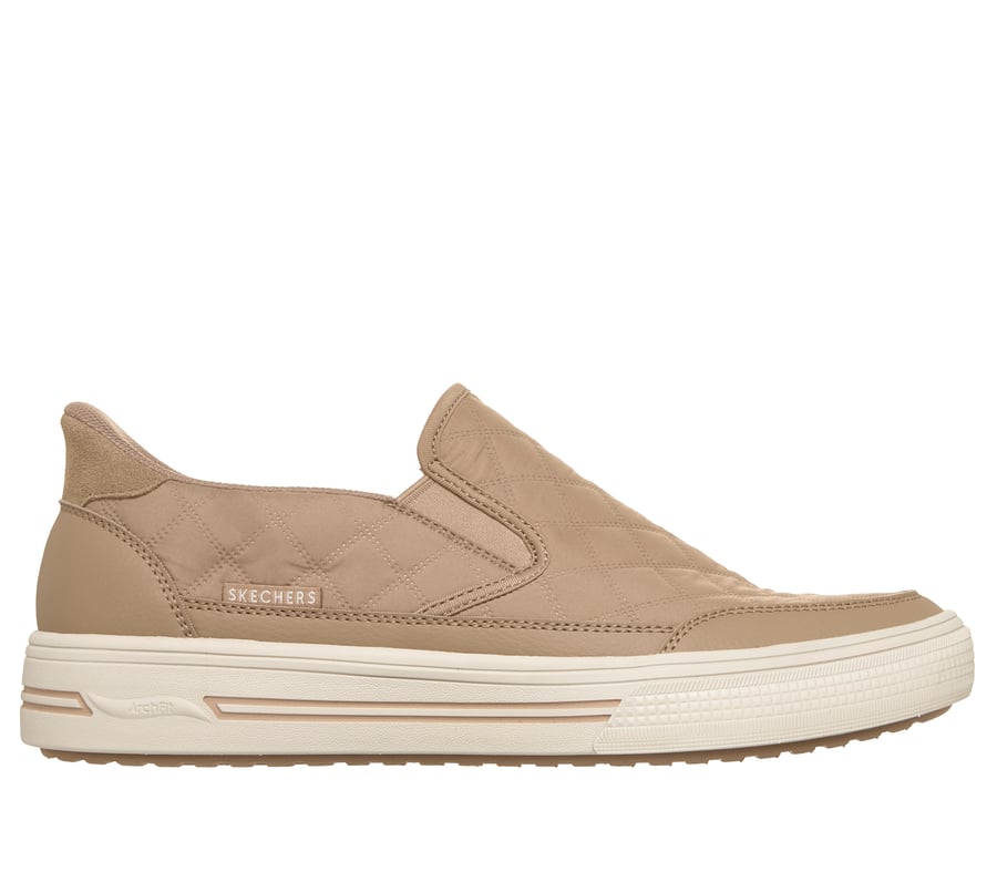 Skechers Slip-ins: Arch Fit Arcade - Cozy Fit Twin Charming, TAN, fullimage number 0