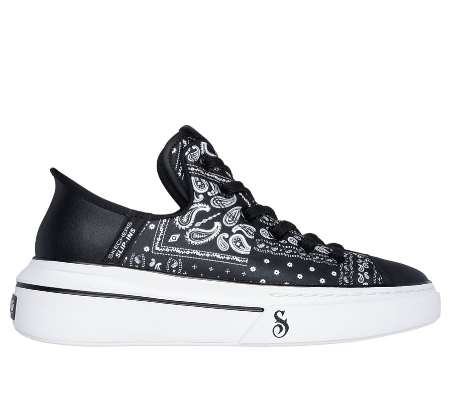 Premium Leather Slip-ins Snoop One - Double G, BLACK / WHITE, fullimage number 0