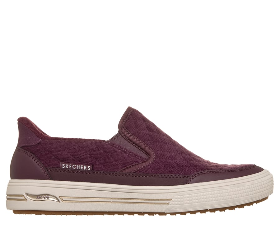 Skechers Slip-ins: Arch Fit Arcade - Cozy Fit Double Cozy, WINE, fullimage number 0