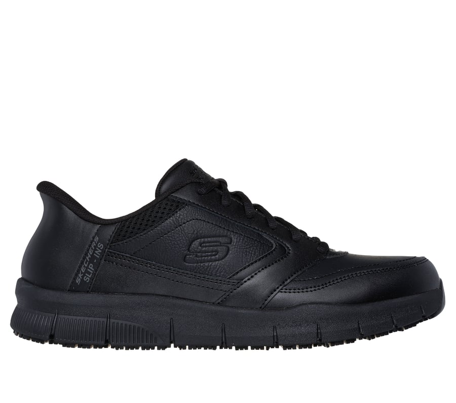 Skechers Slip-ins Work Slip-Resistant: Nampa - Portar, BLACK, fullimage number 0